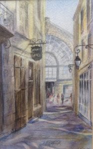 Watercolour and pastel